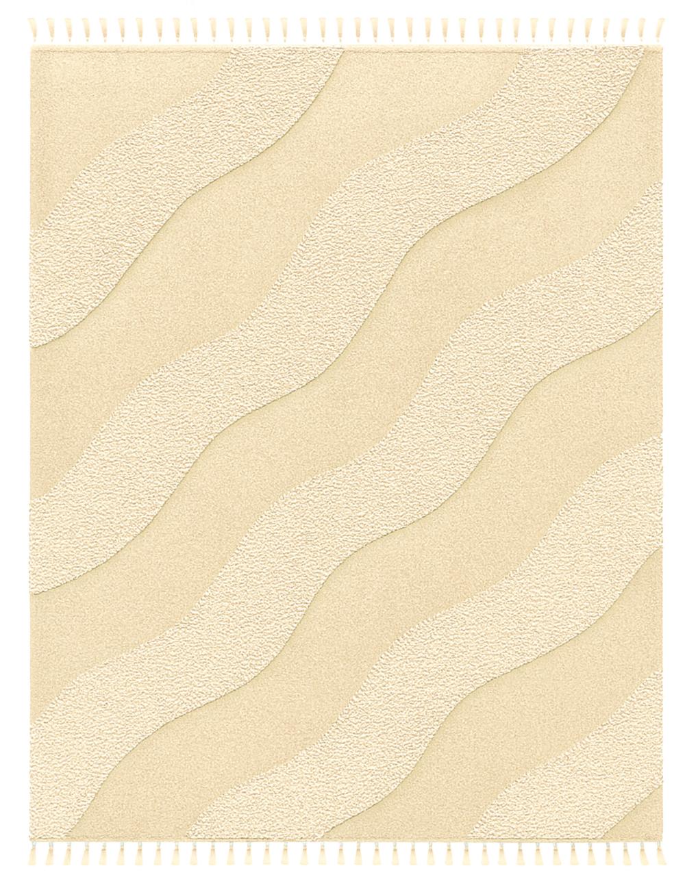 Moroccan Wavy Stripe Custom Rug - Forma 10