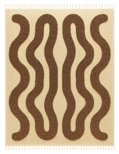 Wavy Custom Moroccan Berber Rug - Forma 11