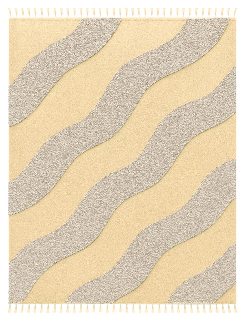 Moroccan Wavy Stripe Custom Rug - Forma 10