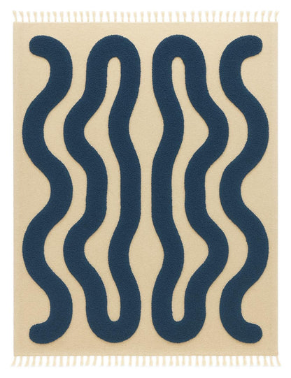Wavy Custom Moroccan Berber Rug - Forma 11