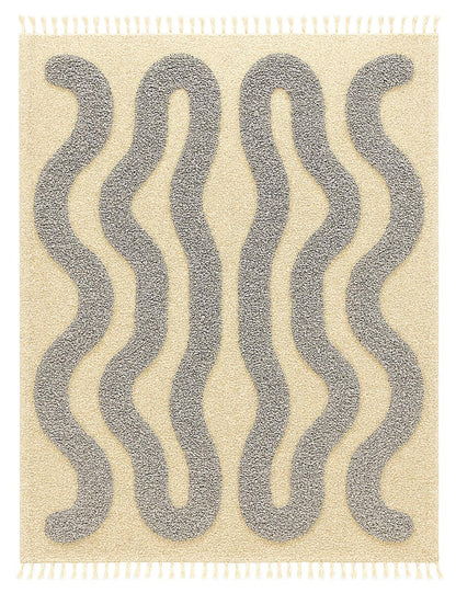 Wavy Custom Moroccan Berber Rug - Forma 11