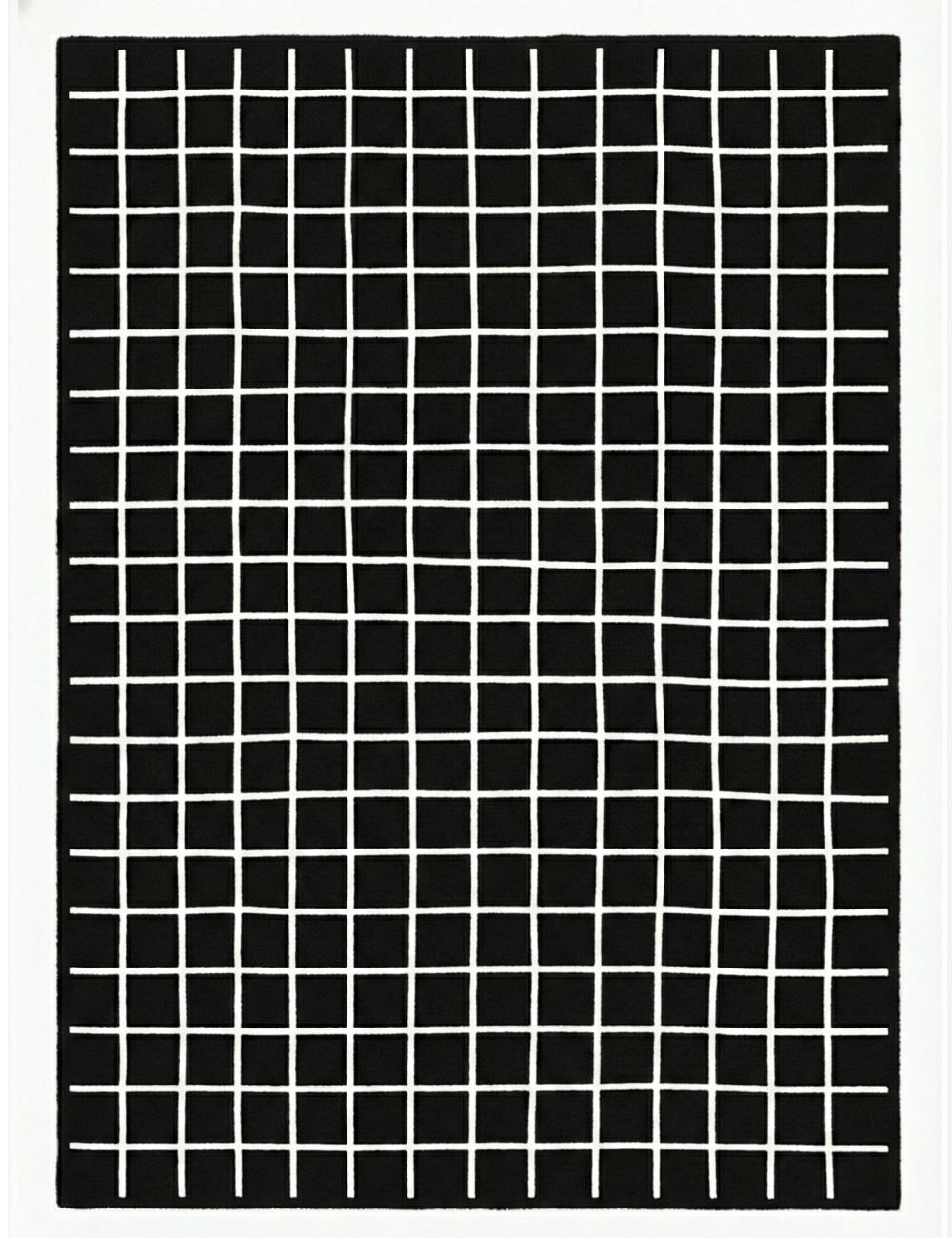 Custom Grid Moroccan Wool Rug - Forma 35