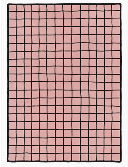 Custom Grid Moroccan Wool Rug - Forma 35