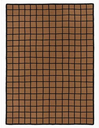 Custom Grid Moroccan Wool Rug - Forma 35