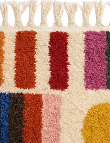 Custom Moroccan Wool Rug - Echoes Of Love 02 - Surcoma