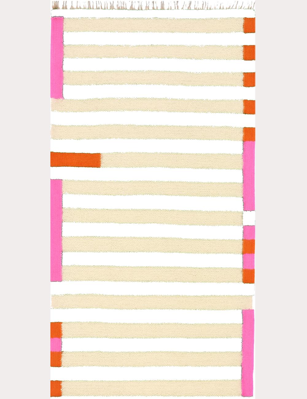 Flatwoven Custom Moroccan Wool Kilim Rug - Forma 30