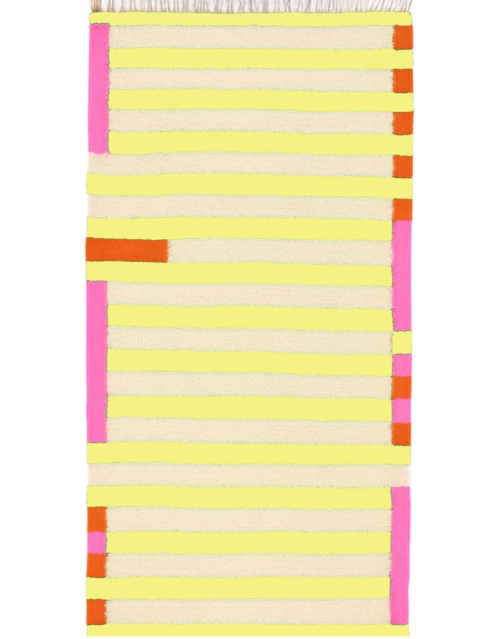 Flatwoven Custom Moroccan Wool Kilim Rug - Forma 30