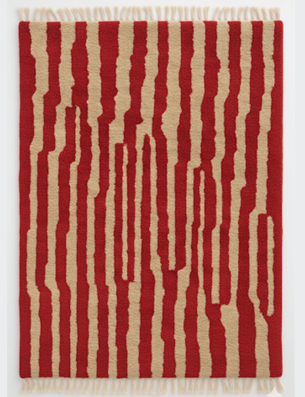 Minimalist Moroccan Wool Rug - Forma 25