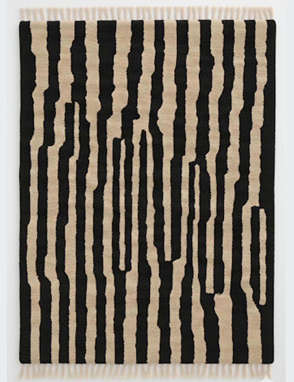Minimalist Moroccan Wool Rug - Forma 25