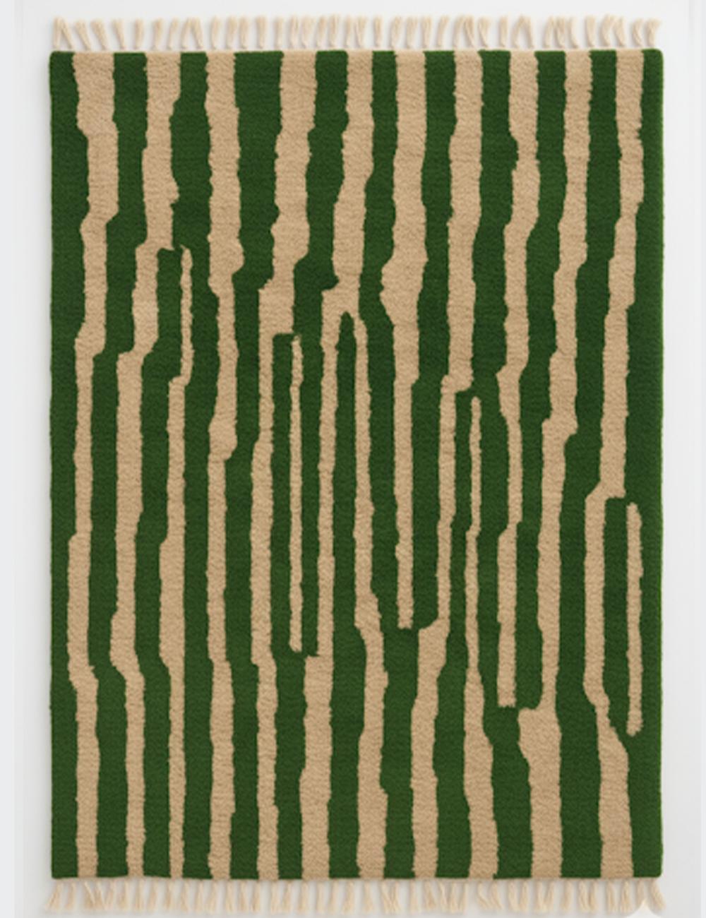 Minimalist Moroccan Wool Rug - Forma 25