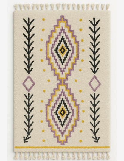 Handmade Geometric Moroccan Rug - Esmeralda 16