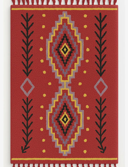 Handmade Geometric Moroccan Rug - Esmeralda 16