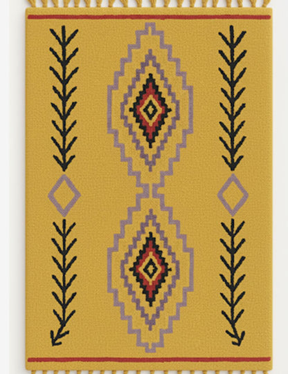 Handmade Geometric Moroccan Rug - Esmeralda 16