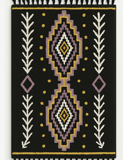Handmade Geometric Moroccan Rug - Esmeralda 16