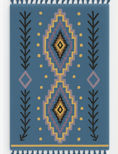 Handmade Geometric Moroccan Rug - Esmeralda 16