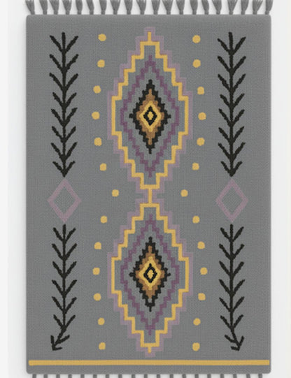 Handmade Geometric Moroccan Rug - Esmeralda 16