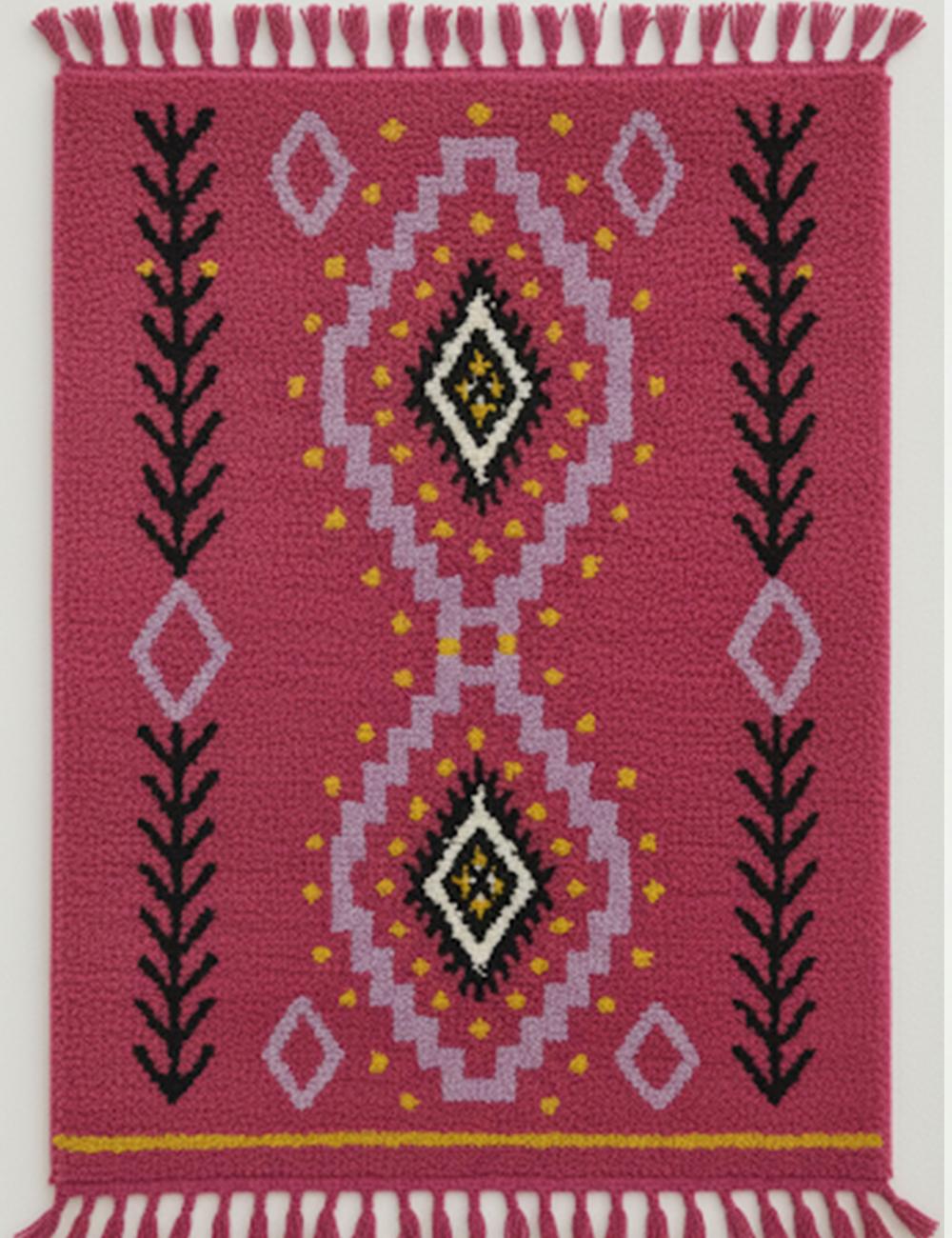 Custom Geometric Moroccan Rug - Esmeralda 18
