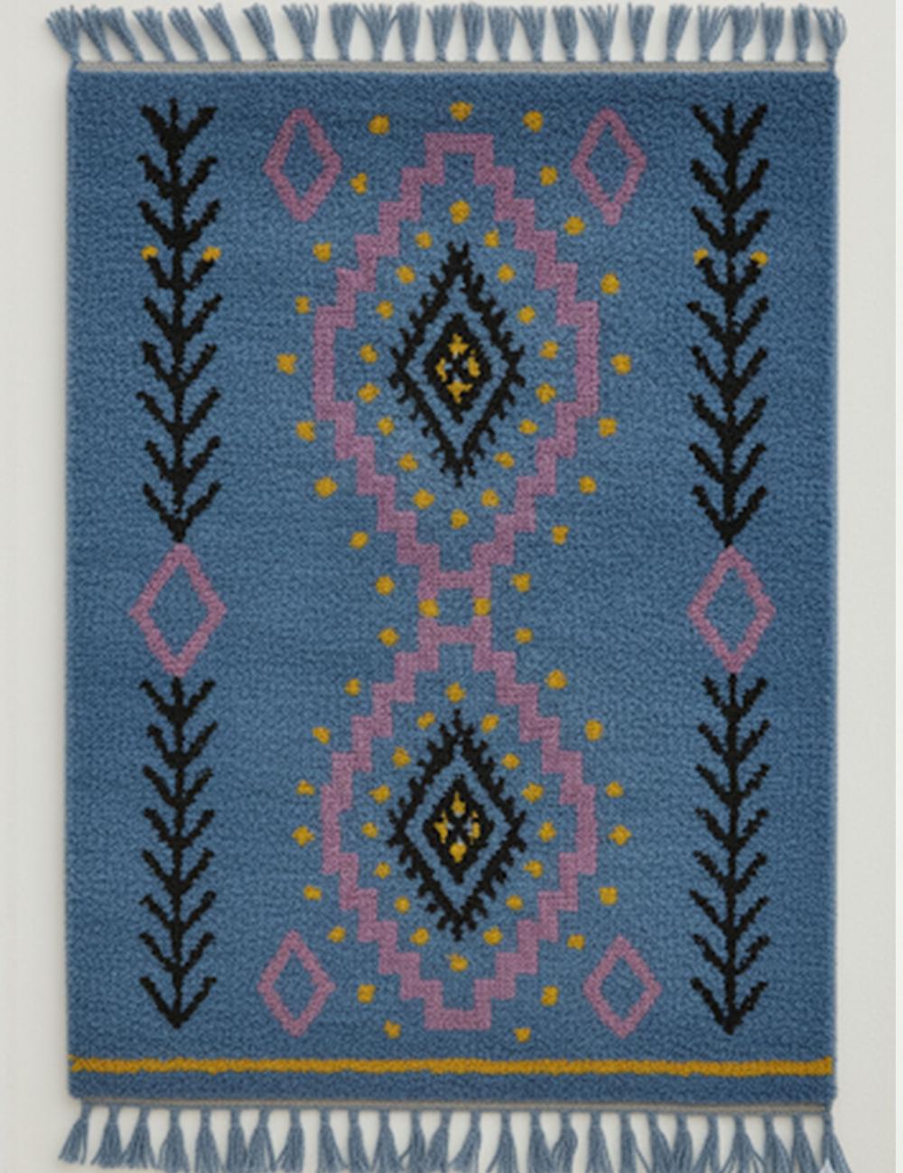 Custom Geometric Moroccan Rug - Esmeralda 18