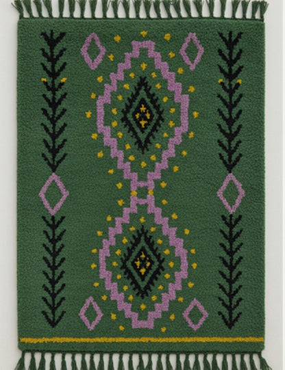 Custom Geometric Moroccan Rug - Esmeralda 18
