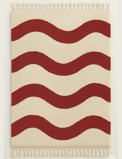 Custom Wavy Moroccan Rug - forma 61