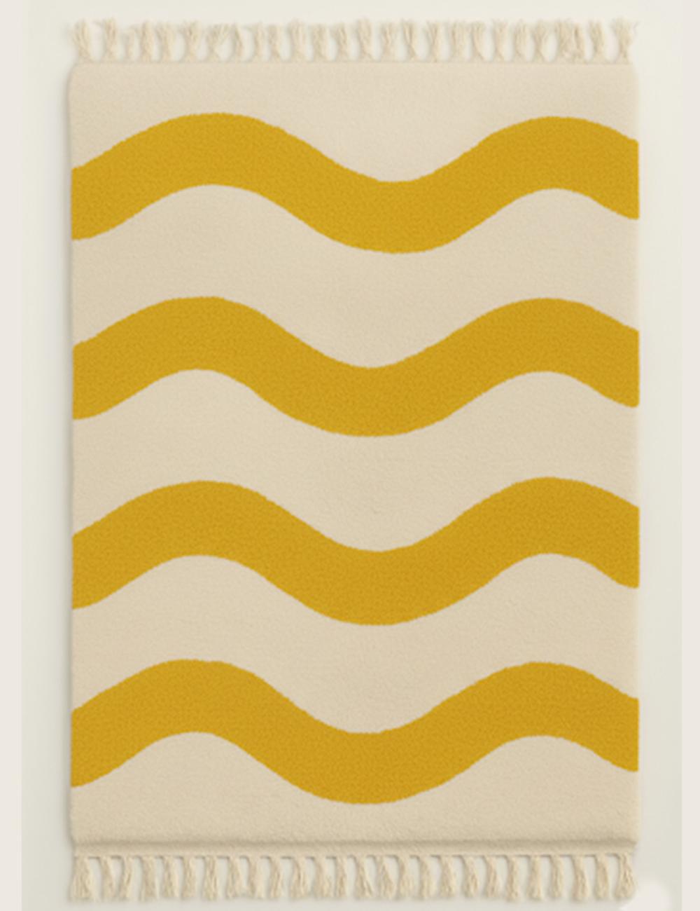 Custom Wavy Moroccan Rug - forma 61