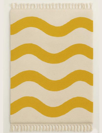 Custom Wavy Moroccan Rug - forma 61