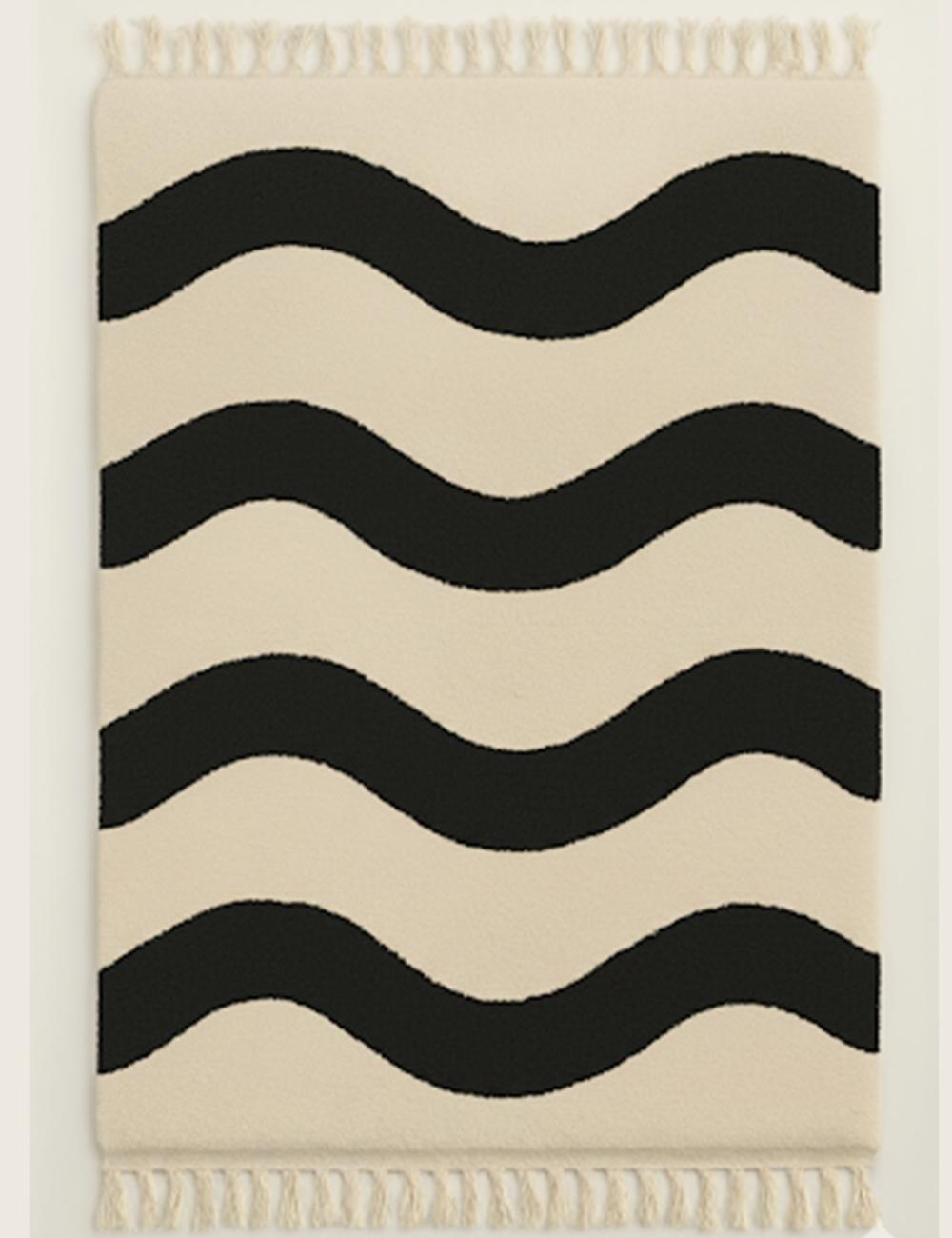 Custom Wavy Moroccan Rug - forma 61