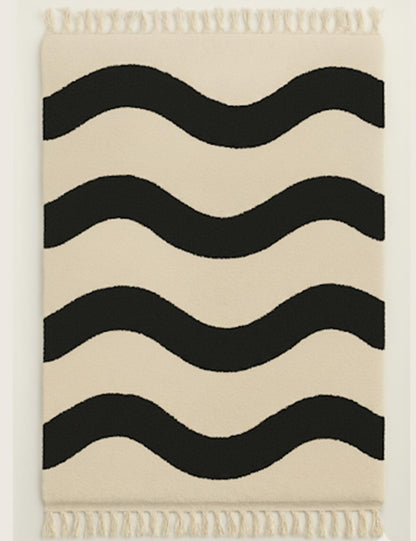 Custom Wavy Moroccan Rug - forma 61