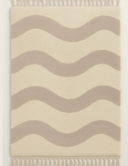 Custom Wavy Moroccan Rug - forma 61