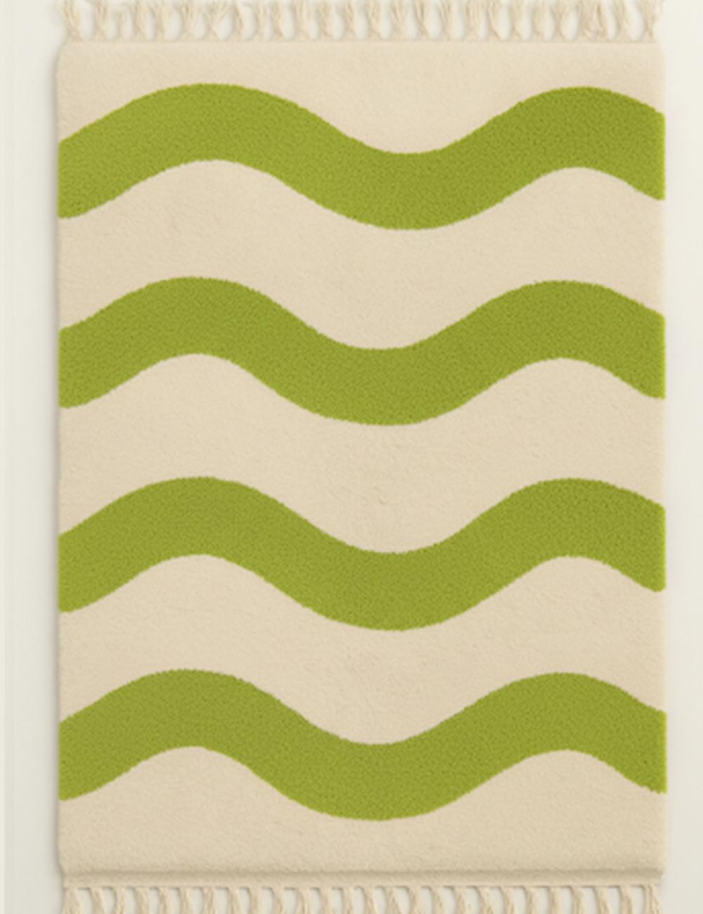 Custom Wavy Moroccan Rug - forma 61