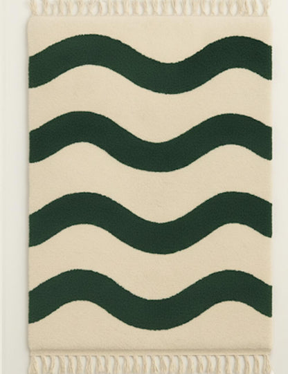 Custom Wavy Moroccan Rug - forma 61