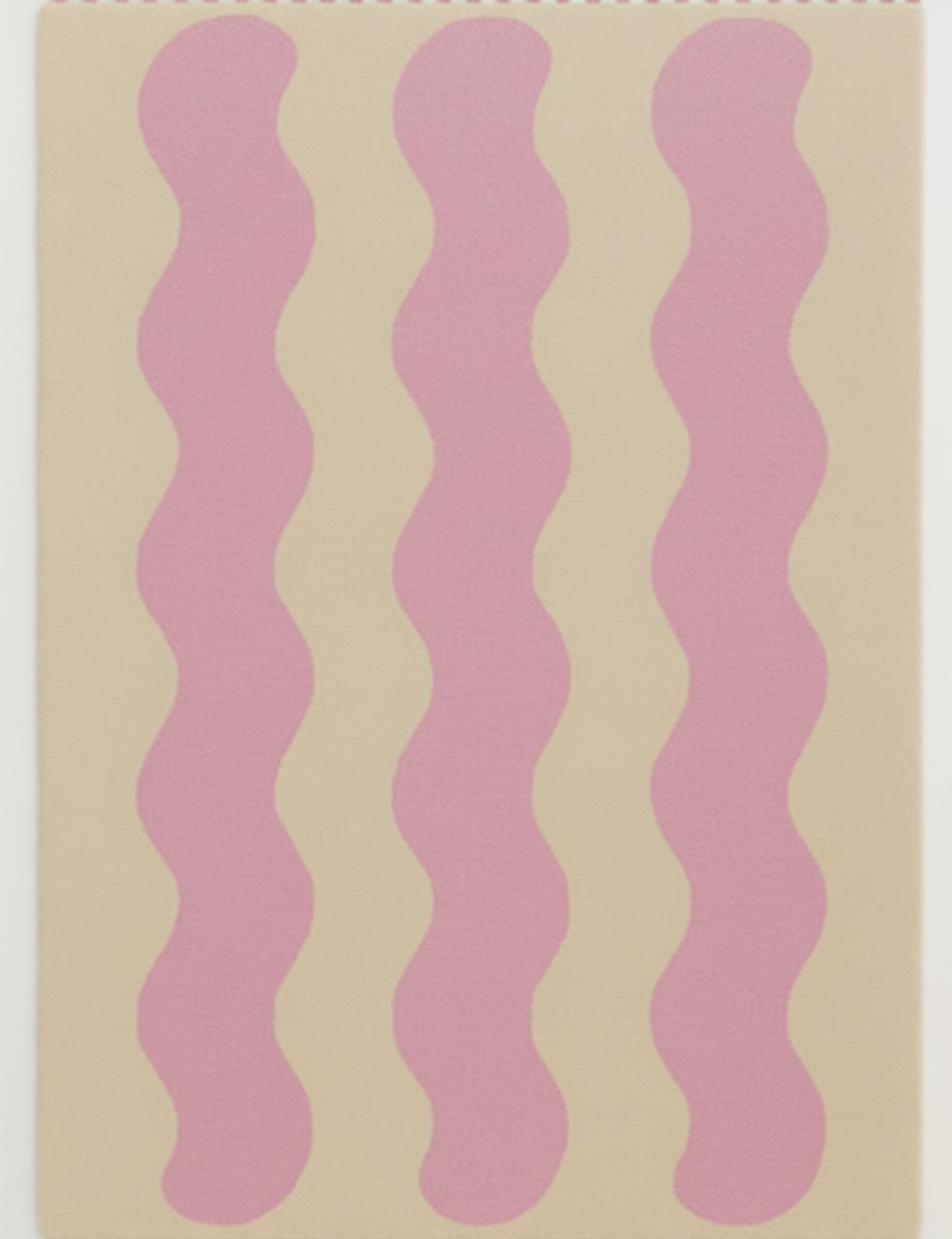 Custom Vertical Wavy Moroccan Rug - forma 62