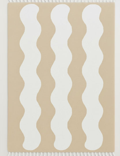 Custom Vertical Wavy Moroccan Rug - forma 62