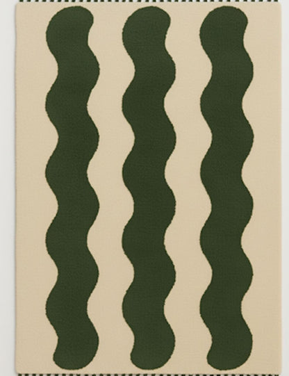 Custom Vertical Wavy Moroccan Rug - forma 62