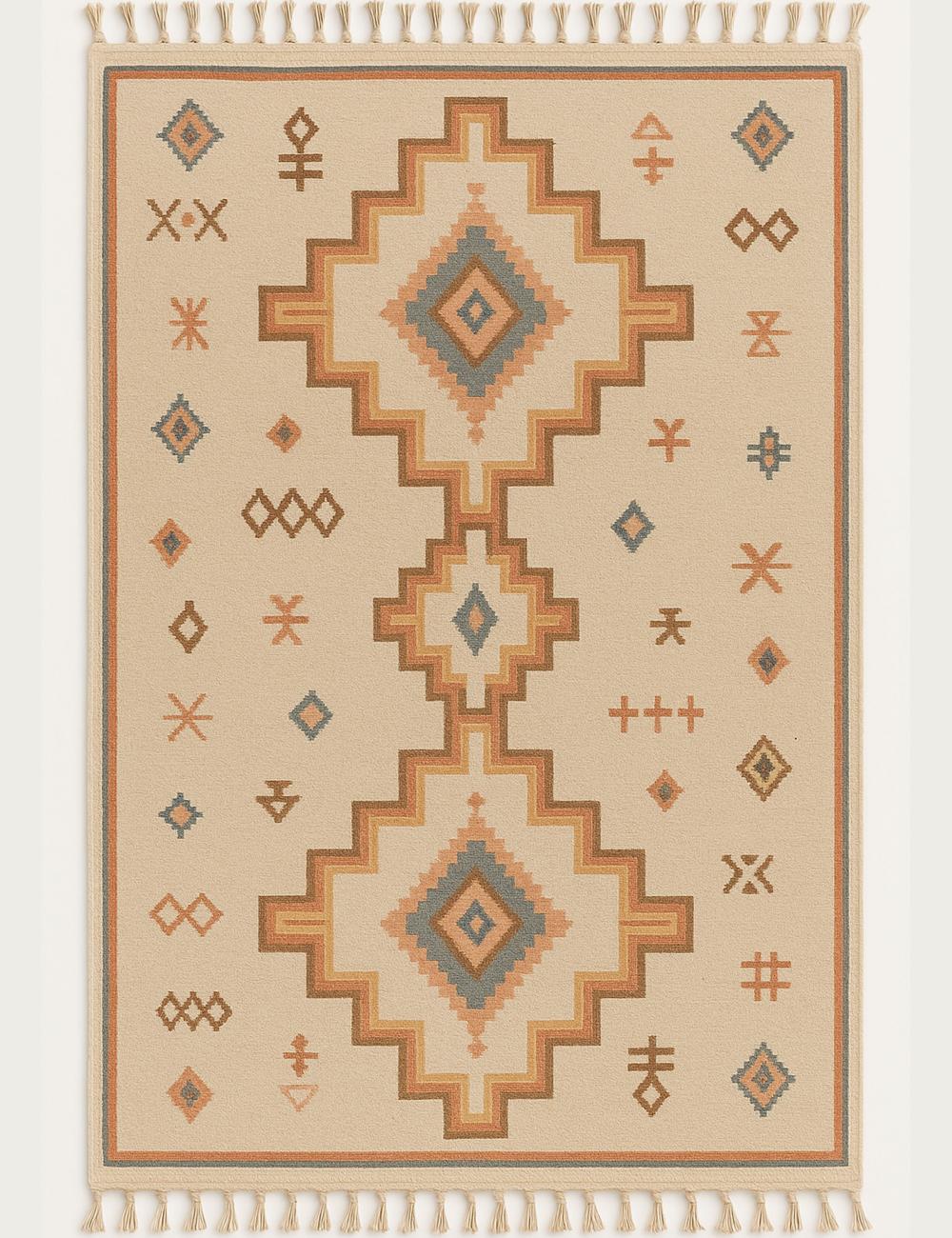 Custom Geometric Moroccan Rug - Esmeralda 17