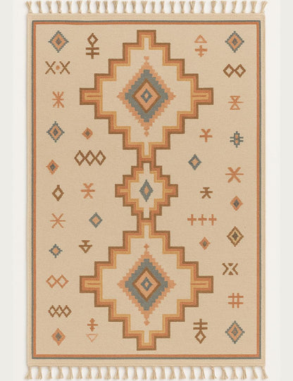 Custom Geometric Moroccan Rug - Esmeralda 17