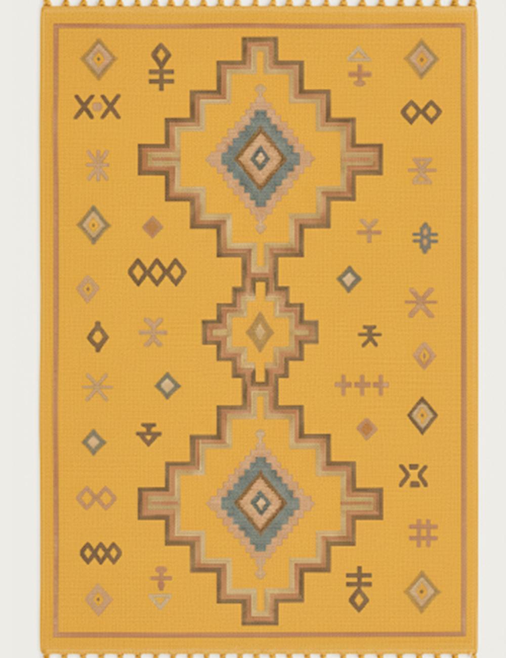 Custom Geometric Moroccan Rug - Esmeralda 17