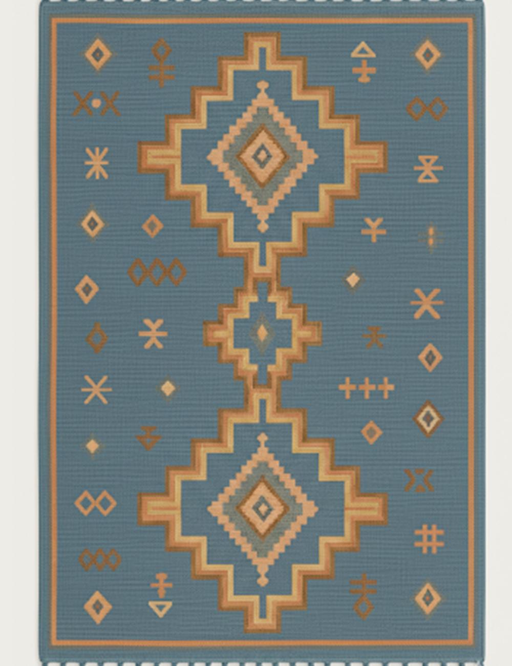 Custom Geometric Moroccan Rug - Esmeralda 17
