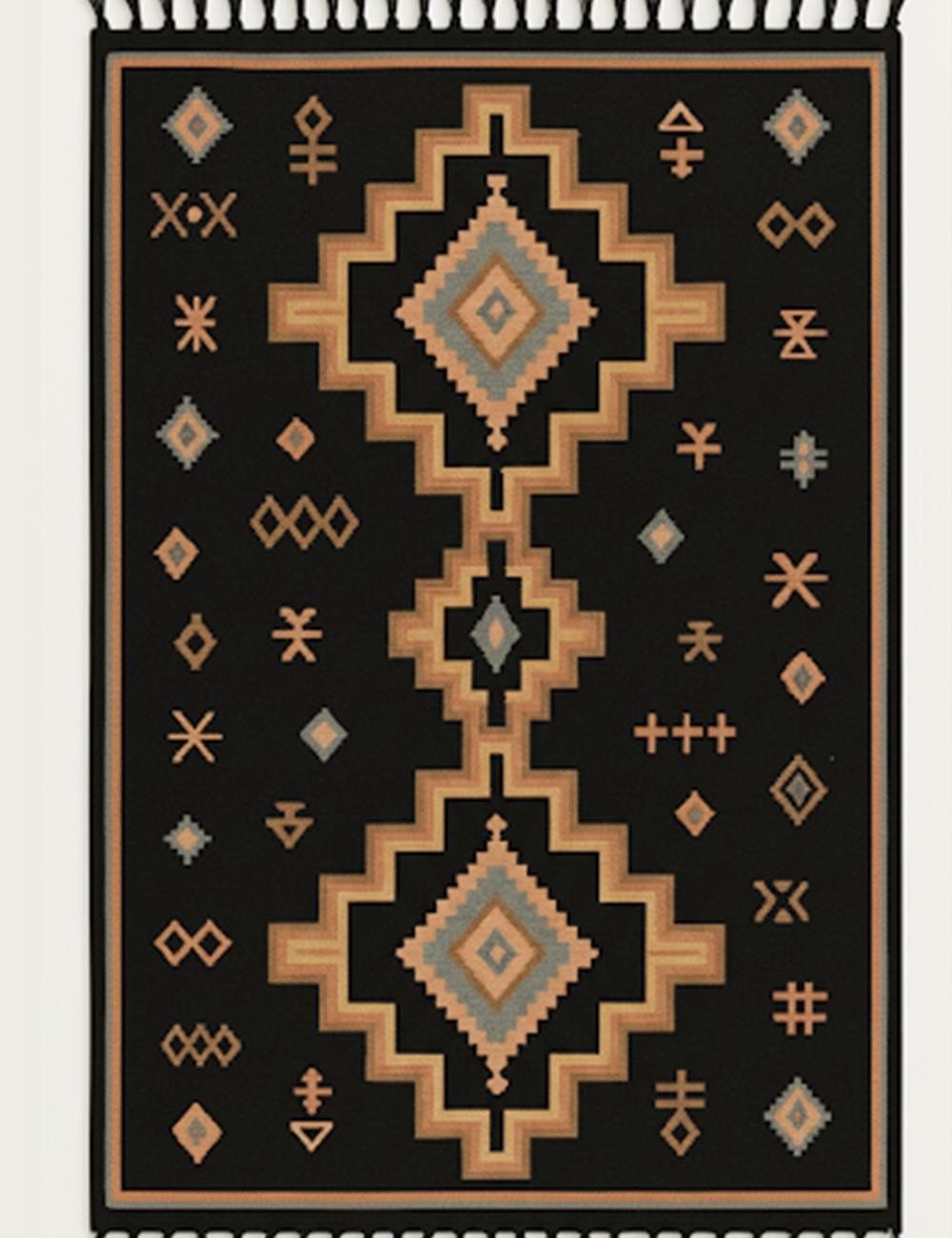 Custom Geometric Moroccan Rug - Esmeralda 17
