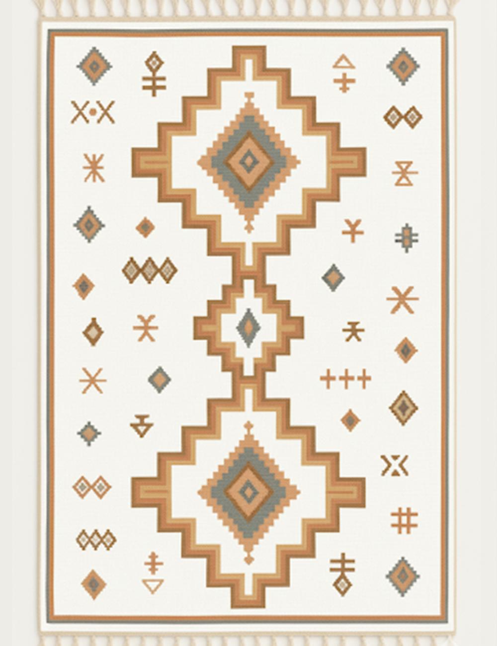 Custom Geometric Moroccan Rug - Esmeralda 17