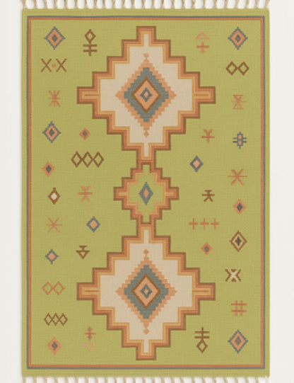 Custom Geometric Moroccan Rug - Esmeralda 17