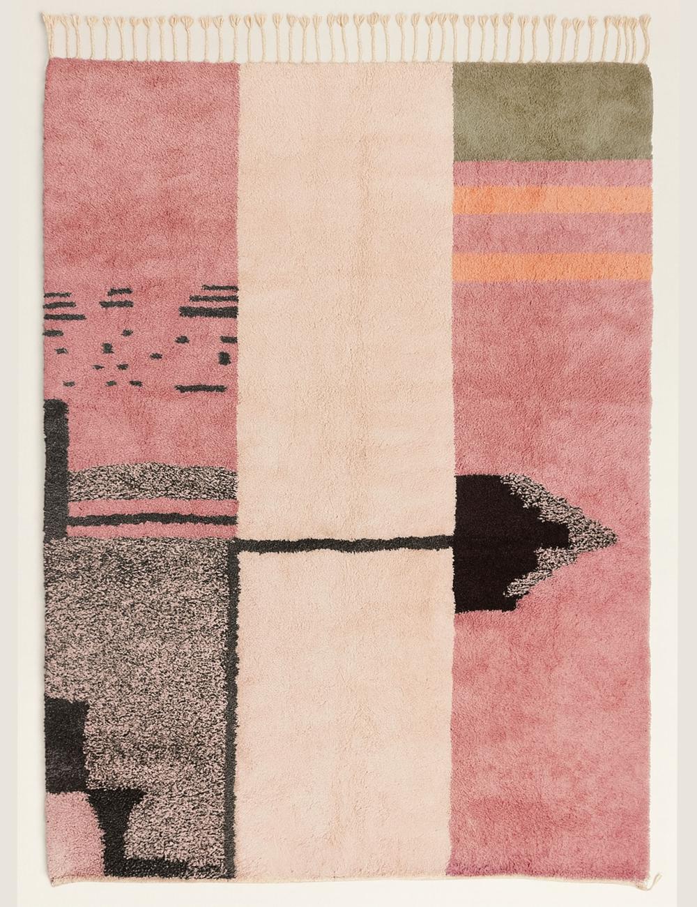 Abstract Beni Mrirt Moroccan Rug - forma 81