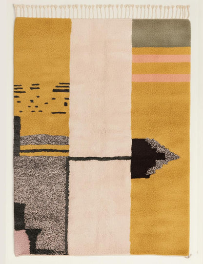 Abstract Beni Mrirt Moroccan Rug - forma 81