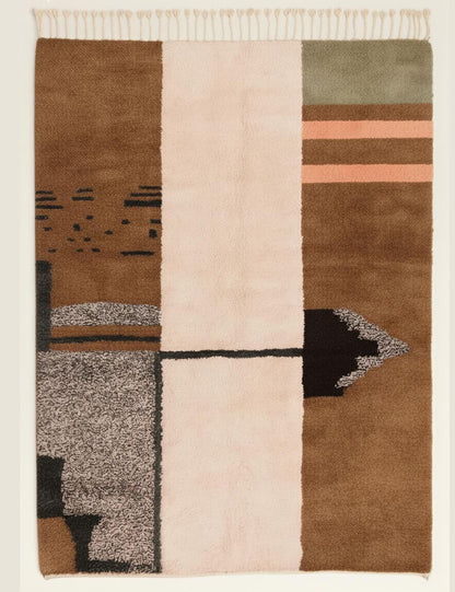 Abstract Beni Mrirt Moroccan Rug - forma 81
