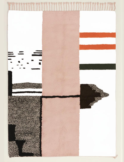 Abstract Beni Mrirt Moroccan Rug - forma 81