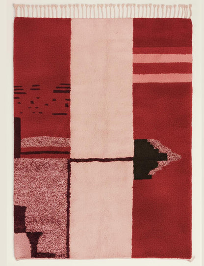 Abstract Beni Mrirt Moroccan Rug - forma 81
