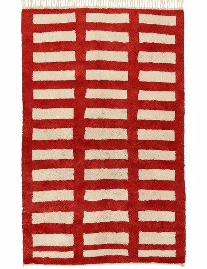 Custom Grid Moroccan Wool Rug - Forma 37