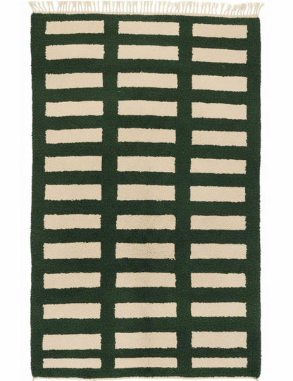 Custom Grid Moroccan Wool Rug - Forma 37