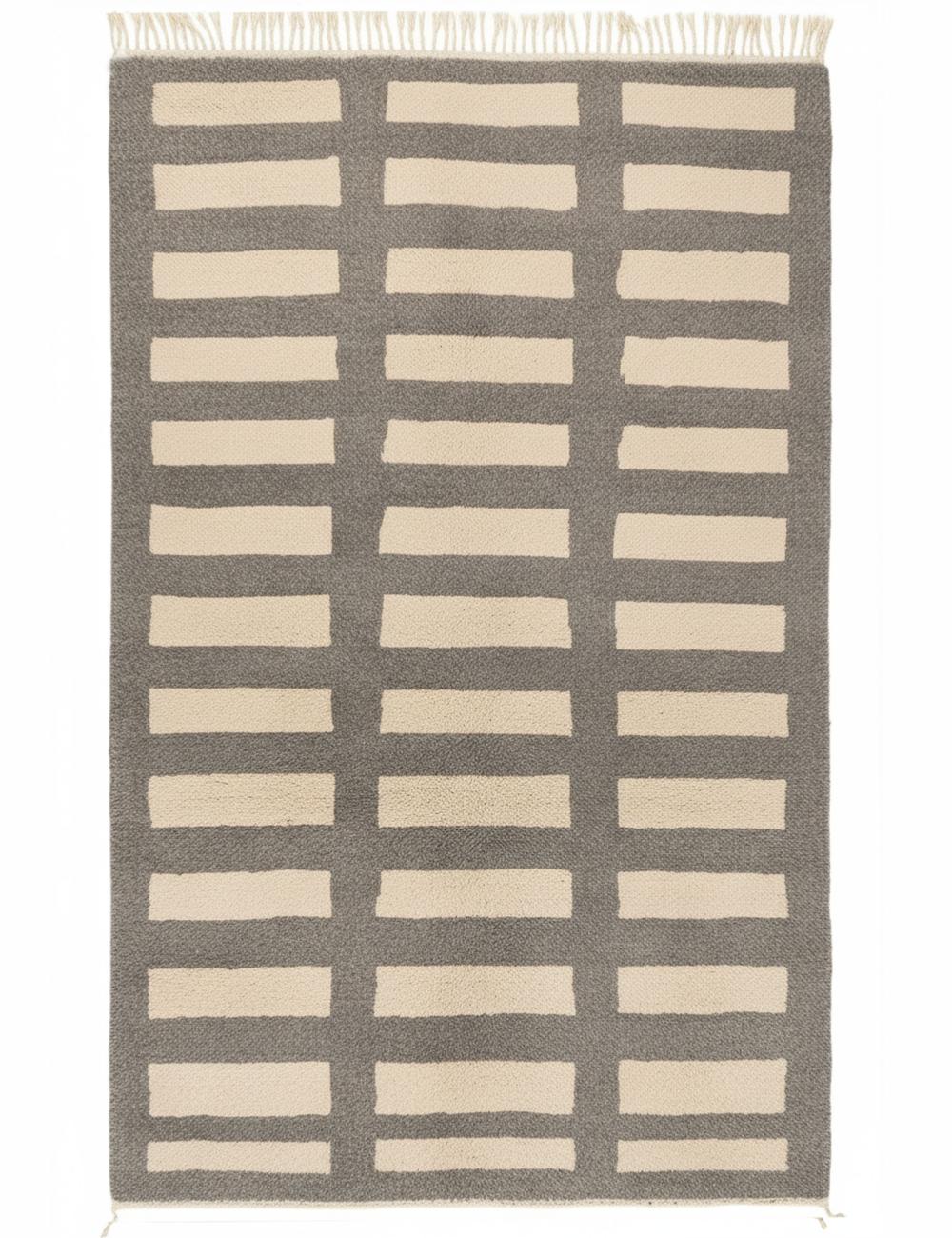 Custom Grid Moroccan Wool Rug - Forma 37
