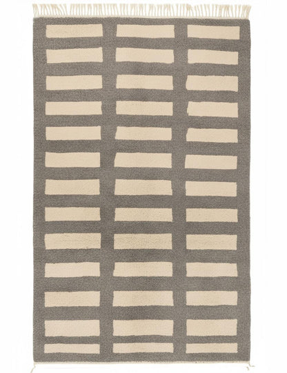 Custom Grid Moroccan Wool Rug - Forma 37